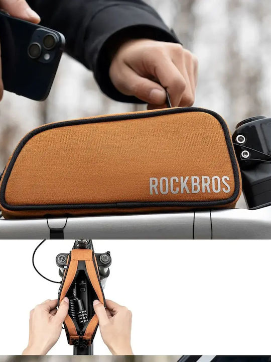 Rockbros Road To Sky Bicycle Frame Bag Orange 30120045004