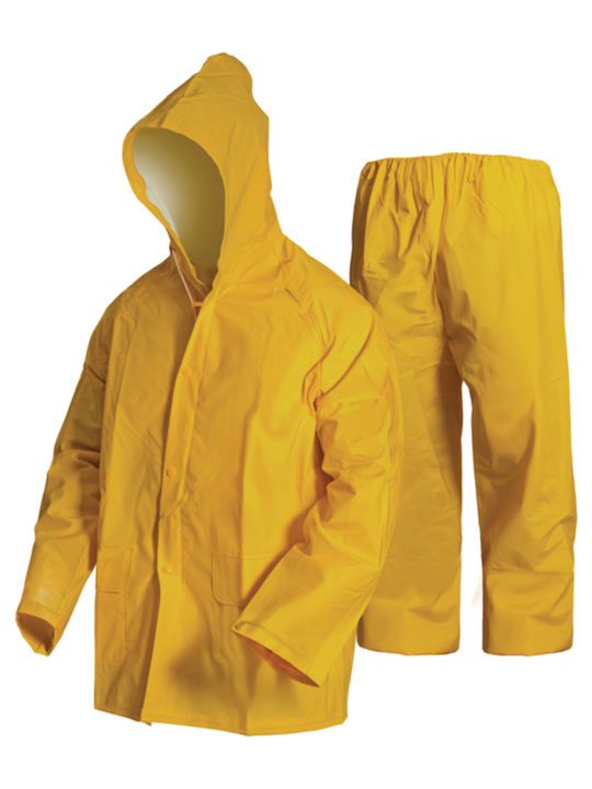 FFG Impermeabil Bărbătesc Costum de Lucru Galben