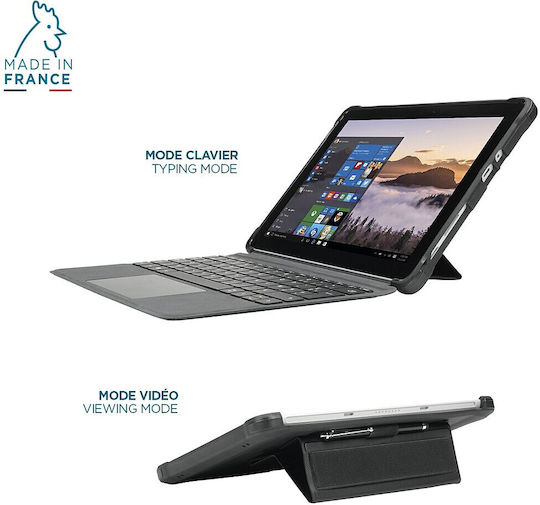 Mobilis Flip Cover Schwarz für Surface Go 3