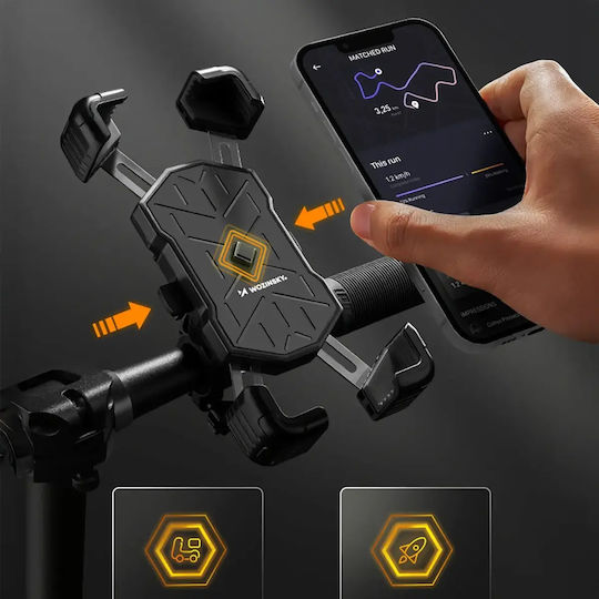 Wozinsky Wud-01b Handlebar Phone Holder Bike Black