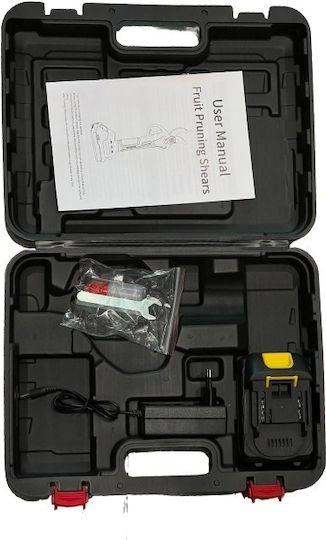 Dream House Pruning Shears Battery Brushless 36V 2x8Ah/8Ah with Maximum Cutting Diameter 30mm in Carrying Case
