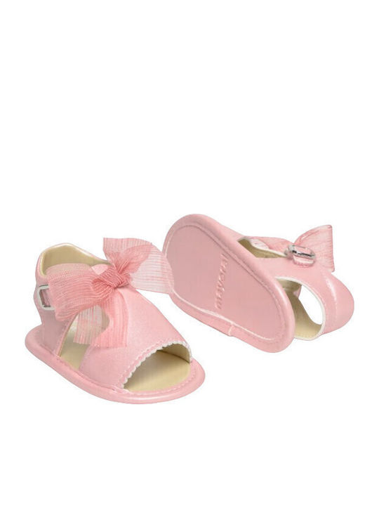 Mayoral Mayoral Soft-Sole Baby Sandals Pink