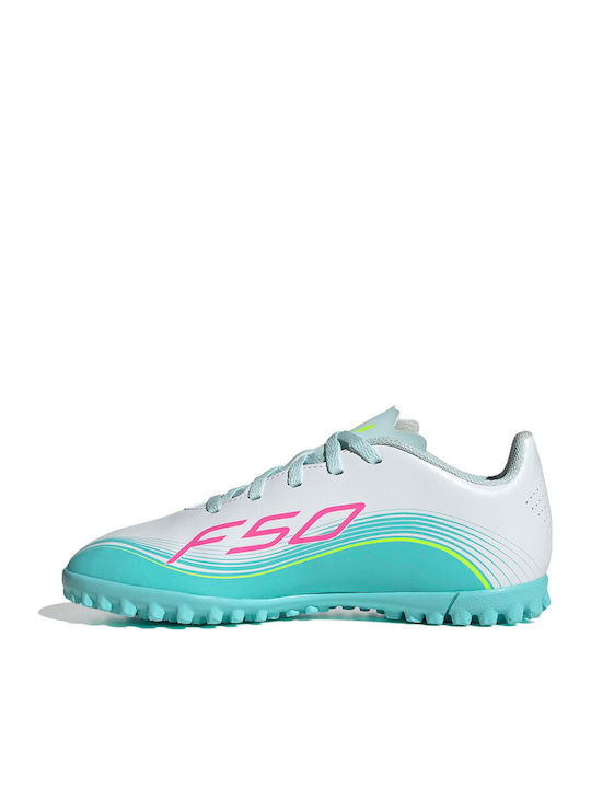 F50 Messi Club TF Kids Soccer Cleats & Shoes Turf White