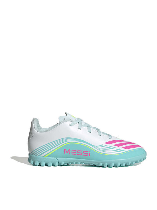 F50 Messi Club TF Kids Soccer Cleats & Shoes Turf White