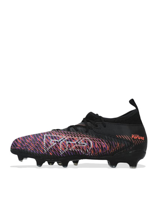 Future 8 Match Kids Molded Soccer Shoes Black