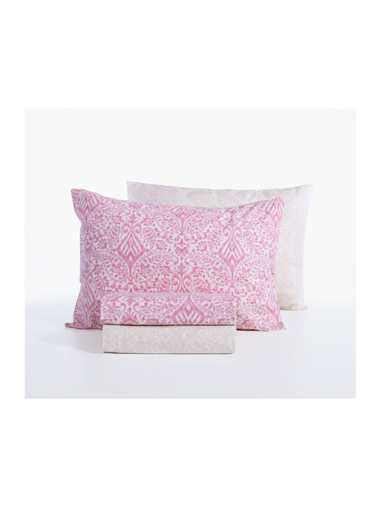 Nef-Nef Homeware Jetrix Bettlaken King Size mit Gummibettlaken 180x200+35cm 4 Stück