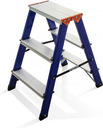 Edma Scară Aluminiu cu 2x3 Trepte