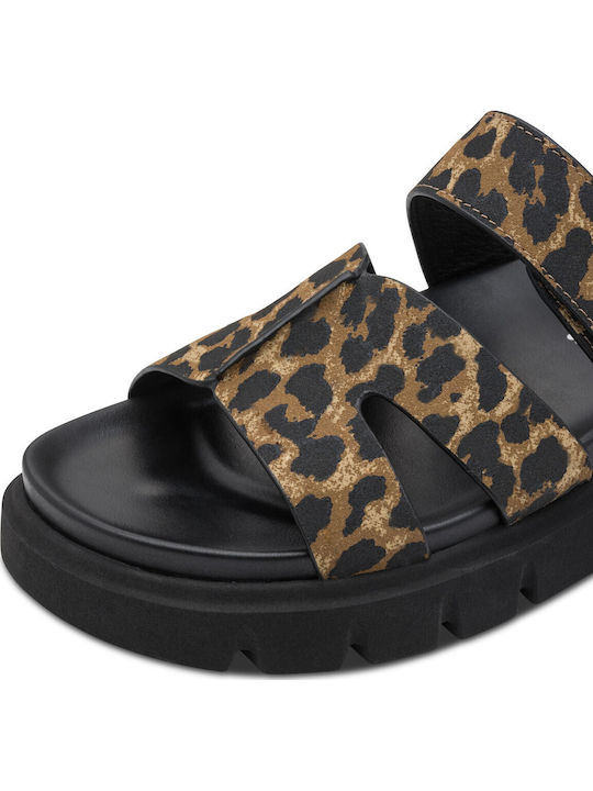 Anatomic Summer Women's Platform Slippers Style Brown