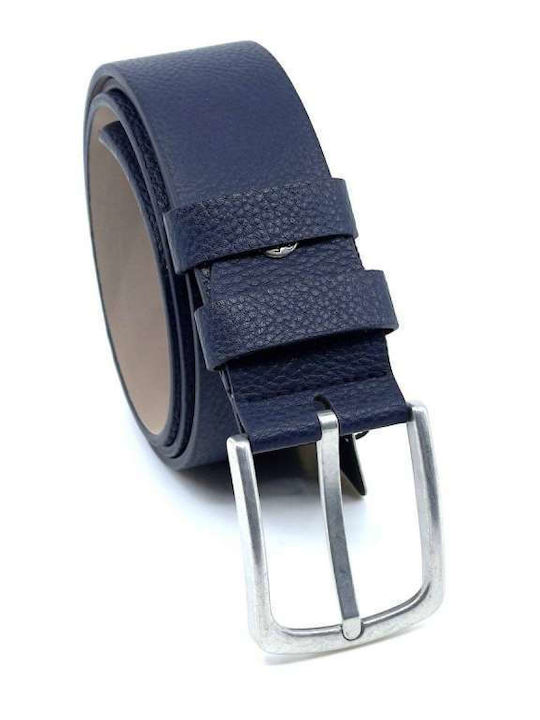 Herren Gürtel aus Künstliches Leder Blau