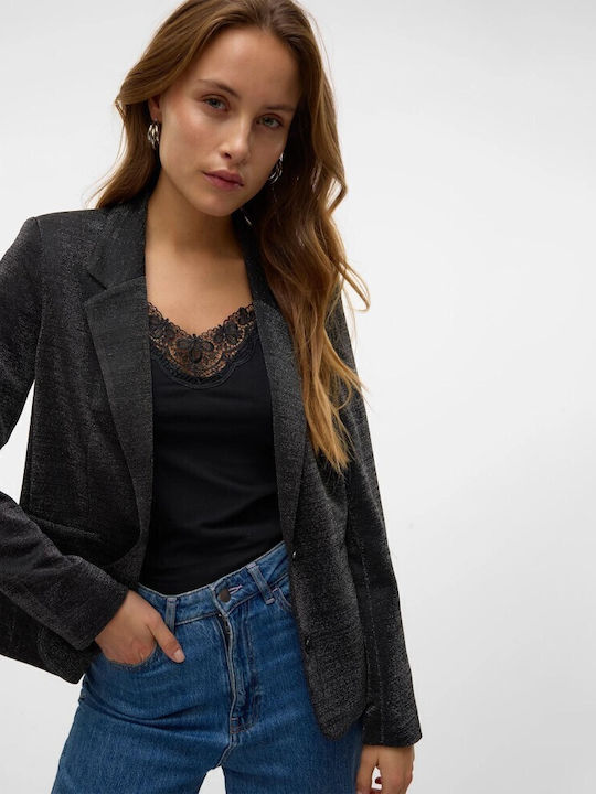 Vero Moda Γυναικείο Σακάκι Μαύρο