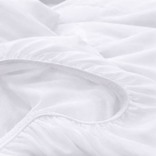 Ravelia Protective Waterproof Fitted Mattress Cover Double 160x200+40cm