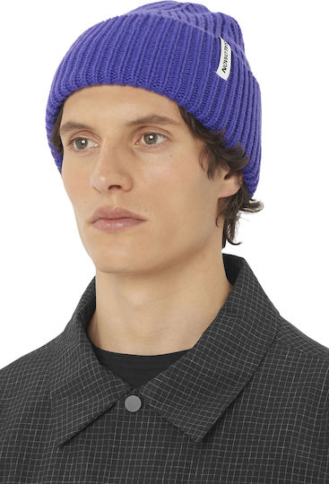 Beanie Unisex Căciulă Tricotată în Culoare Violet