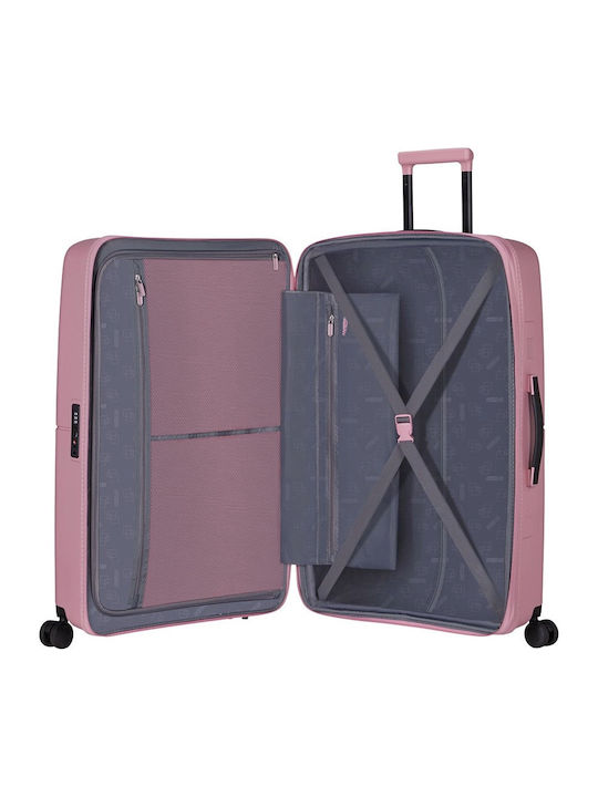American Tourister Dashpop Μεγάλη Βαλίτσα Ταξιδίου Ροζ με 4 Ρόδες Ύψους 77εκ.