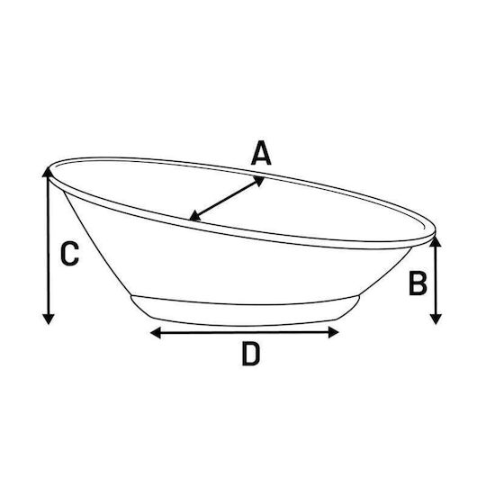 Flamingo Selecta Stainless Steel Food and Water Bowl for Dog and Cat 300ml 15cm in Silver Color
