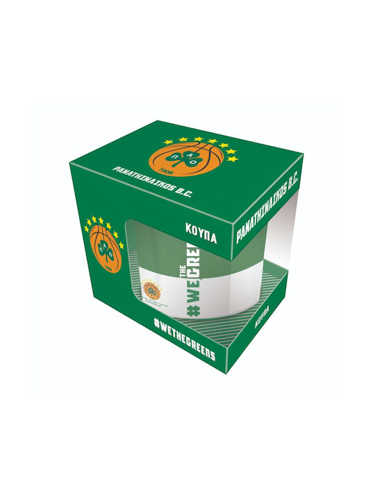 CHartini Poli Minge 3 We Cană Ceramică Verde 330ml