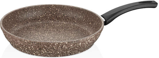 Einzigartige Granit Antihaft-Küche Pfanne Braun 24cm