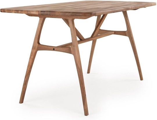 Massivholz Walnuss Esstisch Slim 150x80x74,5cm