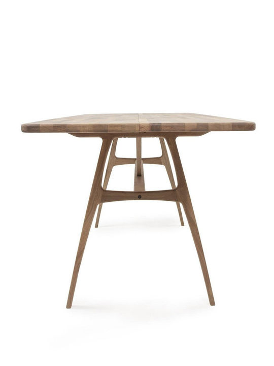Μασίφ Τραπέζι Καρυδιάς Slim 150x80x74,5cm (150x80x74,5cm)