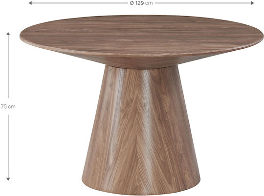 Revelstoke Rundes Küchentisch Holz Durchmesser 120cm 120x120x75cm