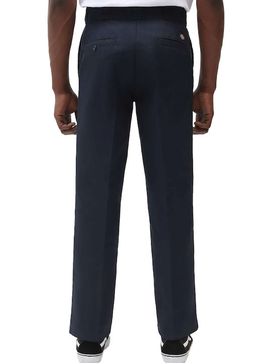 Pantalon Bărbat Chino Regular Fit Albastru Marin Închis