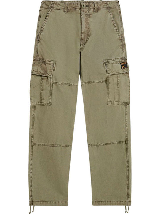 Men's Cargo Baggy Trousers Green