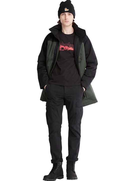 Hose Cargo Elastisch Schwarz