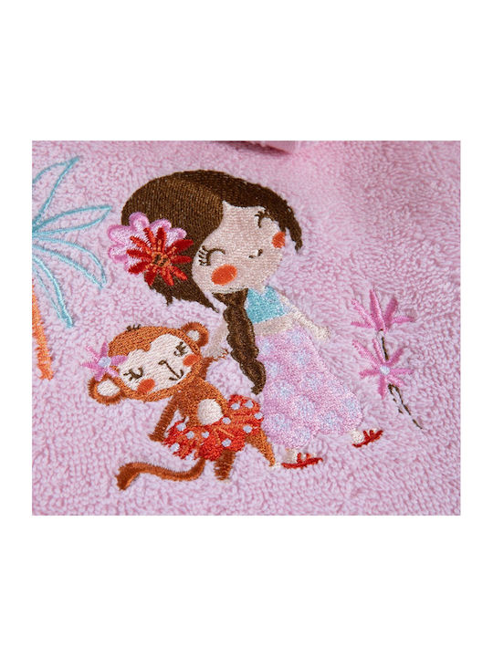 Nef-Nef Homeware Set Babyhandtücher 2 Stück Welcome To India Rosa Gewicht 420gr/m²
