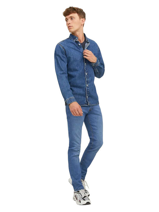 Jack & Jones Glenn Ανδρικό Παντελόνι Τζιν Ελαστικό Slim Fit Blue