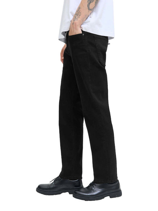 Men's Jeans Pants Elastic with Regular Fit Black