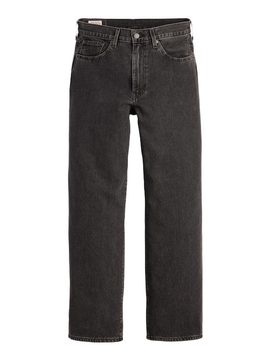 578 Ανδρικό Παντελόνι Τζιν με Loose Baggy Εφαρμογή Black