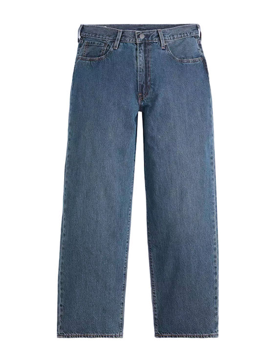 578 Ανδρικό Παντελόνι Τζιν με Loose Baggy Εφαρμογή Dark Indigo