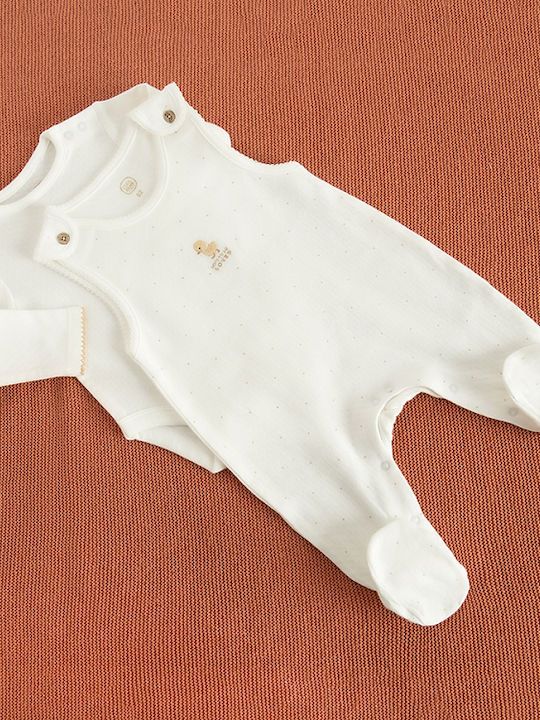 Cool Club Set Baby Bodysuits White 2 Pieces