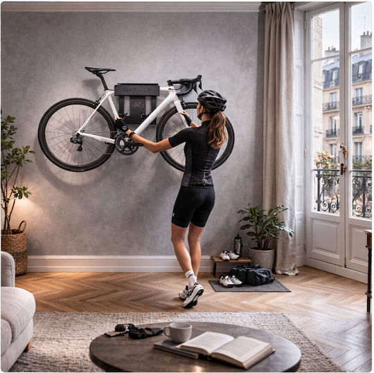 Black Wall-Mounted Bicycle Holder Bike-up Thirard 00023894