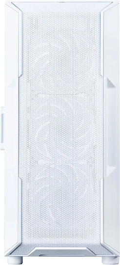 I3 Neo V2 RGB Gaming Midi Tower Κουτί Υπολογιστή με Πλαϊνό Παράθυρο Λευκό