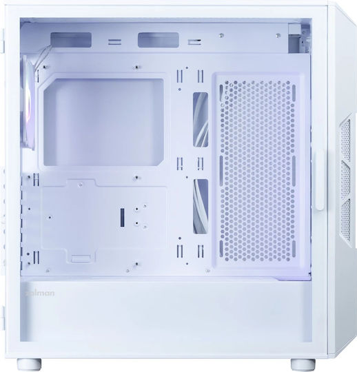 I3 Neo V2 RGB Gaming Midi Tower Κουτί Υπολογιστή με Πλαϊνό Παράθυρο Λευκό