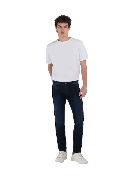 Anbass Men's Jeans Pants with Slim Fit Navy
