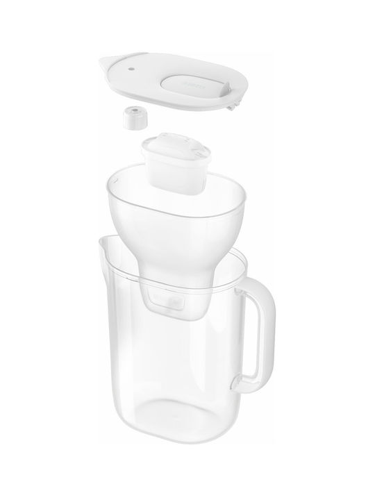 Brita Style Essential Xl White + Mx Pro Pure Plastic Serving Jug with Filter 3600ml