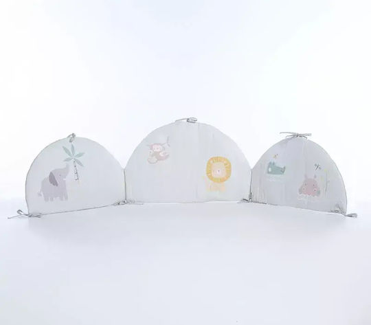 Nef-Nef Homeware Savana Πάντα Κλασική για τα Κάγκελα της Κούνιας Πράσινη 40cm