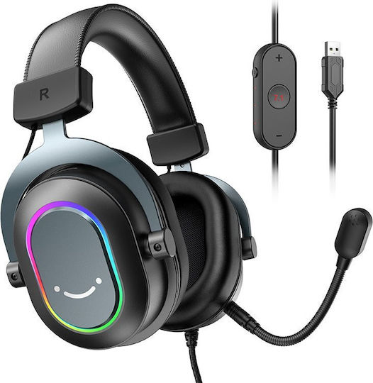Fifine H6B Over Ear Gaming Headset with USB Connectivity