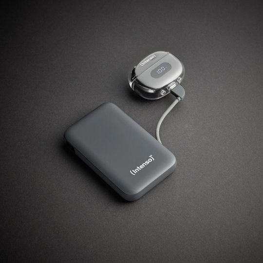 Intenso S10000 Power Bank 10000mAh με Θύρα USB-C Γκρι