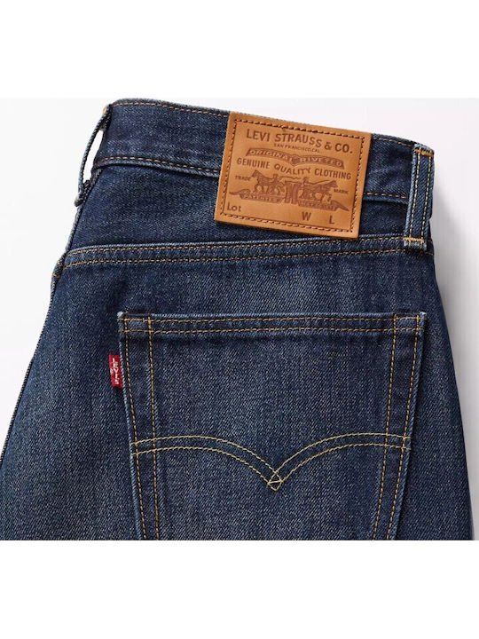 555 Men's Jeans Pants with Relaxed Straight Fit Blue