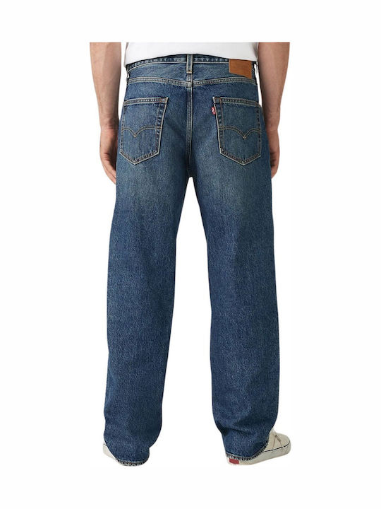 Stay Men's Jeans Pants with Loose Straight Fit Blue