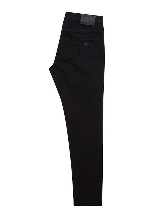 Ανδρικό Παντελόνι Τζιν με Slim Εφαρμογή Black