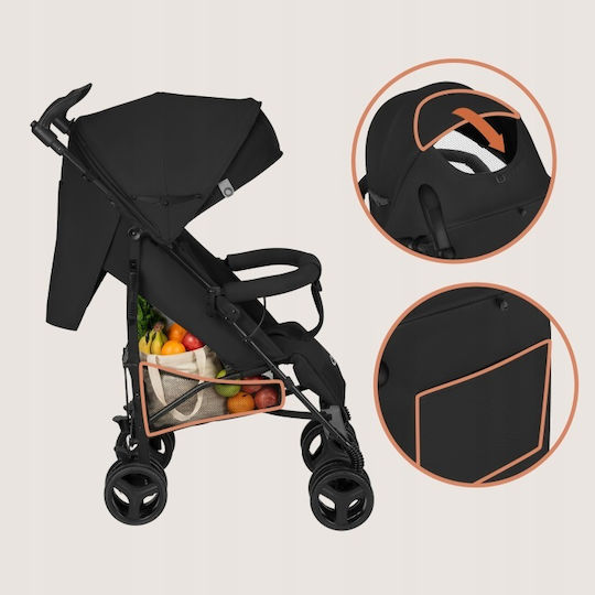 Lionelo Irma Umbrella Stroller Suitable for Newborn Black