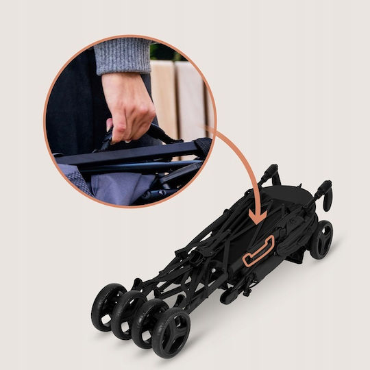 Lionelo Irma Umbrella Stroller Suitable for Newborn Black