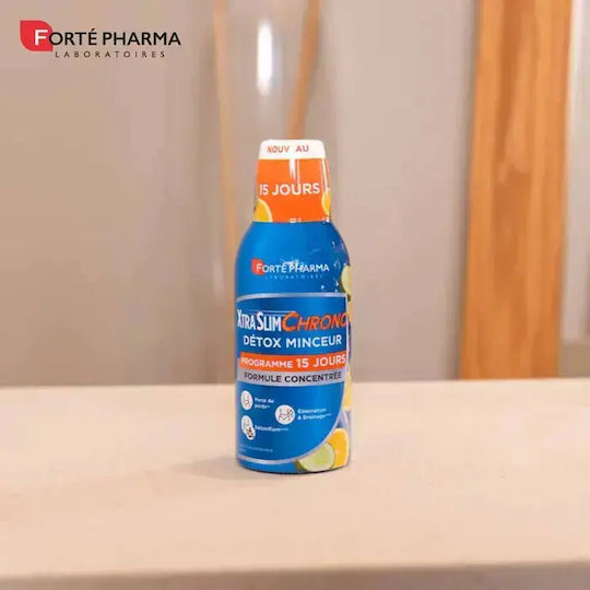 Forte Pharma Xtraslim Chrono Detox Συμπλήρωμα για Αδυνάτισμα 450ml Αγγούρι-Λεμόνι