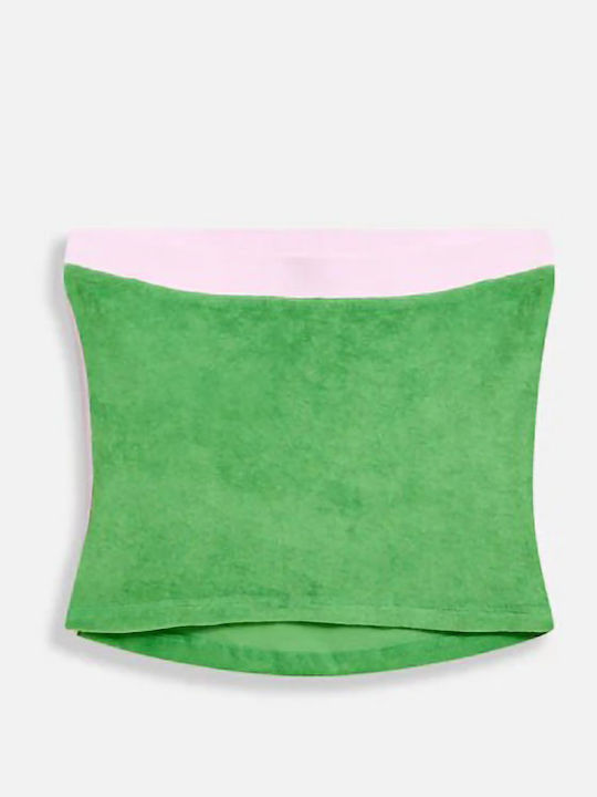 Women's Cotton Strapless Blouse Peppermint