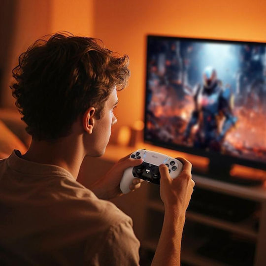 Hoco GA32 Dragon Ασύρματο Gamepad για PS5 Λευκό