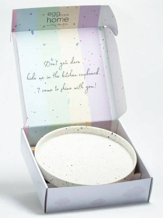 Egg Back Home Serving Tray 28x28cm