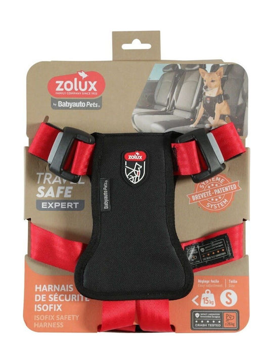 Zolux Travel Safe S Red Dog Harness Zolux Travel Safe S Red Dog Harness